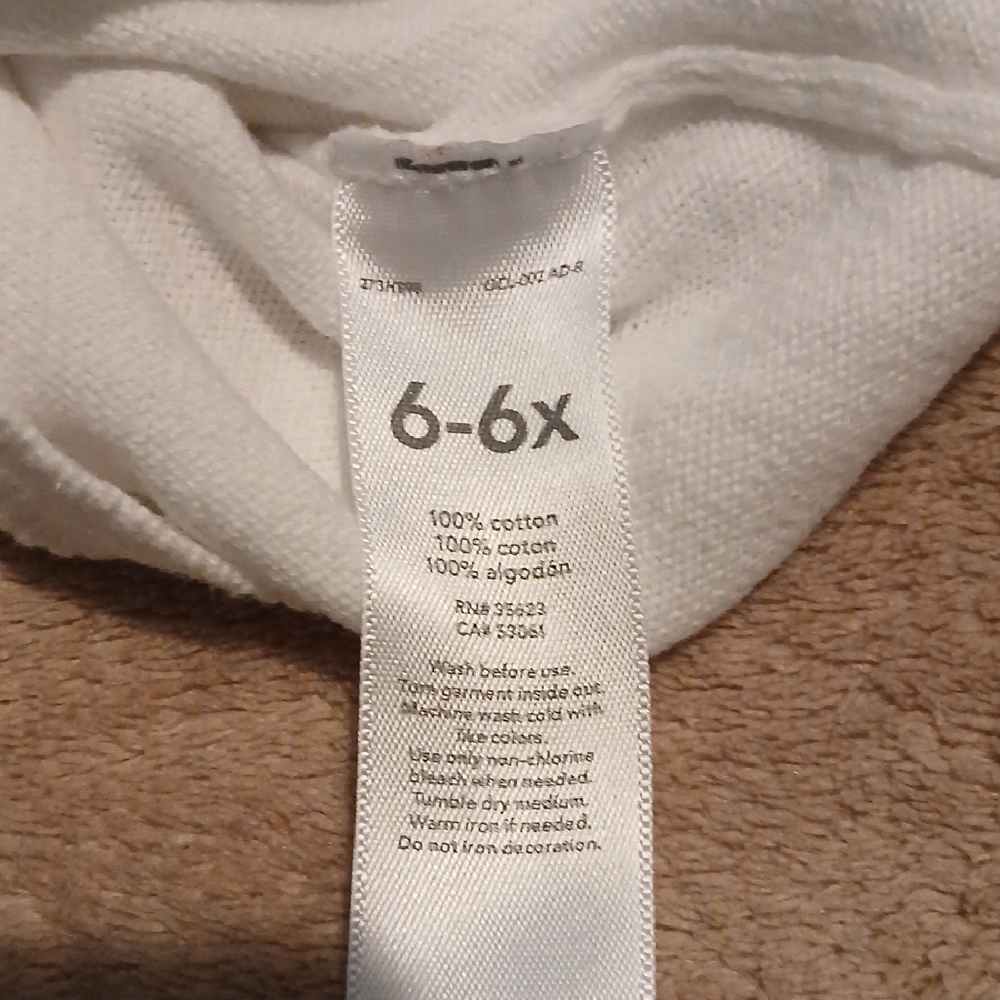 Carter's White Knit Cardigan Size 6/6X - Picture 5 of 5